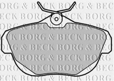 BORG & BECK bbp1989 -  Комплект тормозных колодок, дисковый тормоз